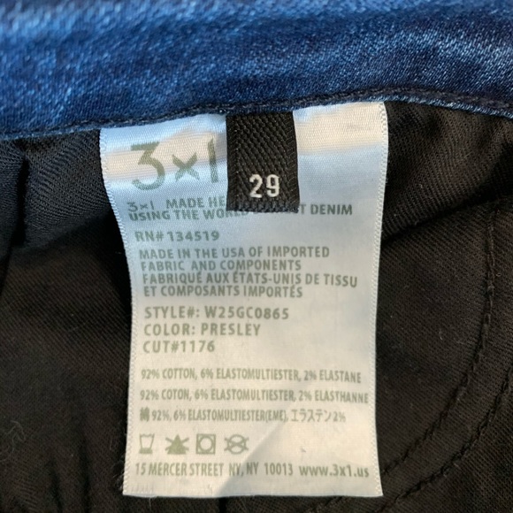 3 x 1 Midway Gusset Presley Crop - Picture 5 of 6